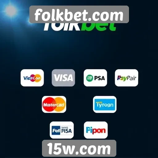 Métodos de pagamento oferecidos por folkbet.com
